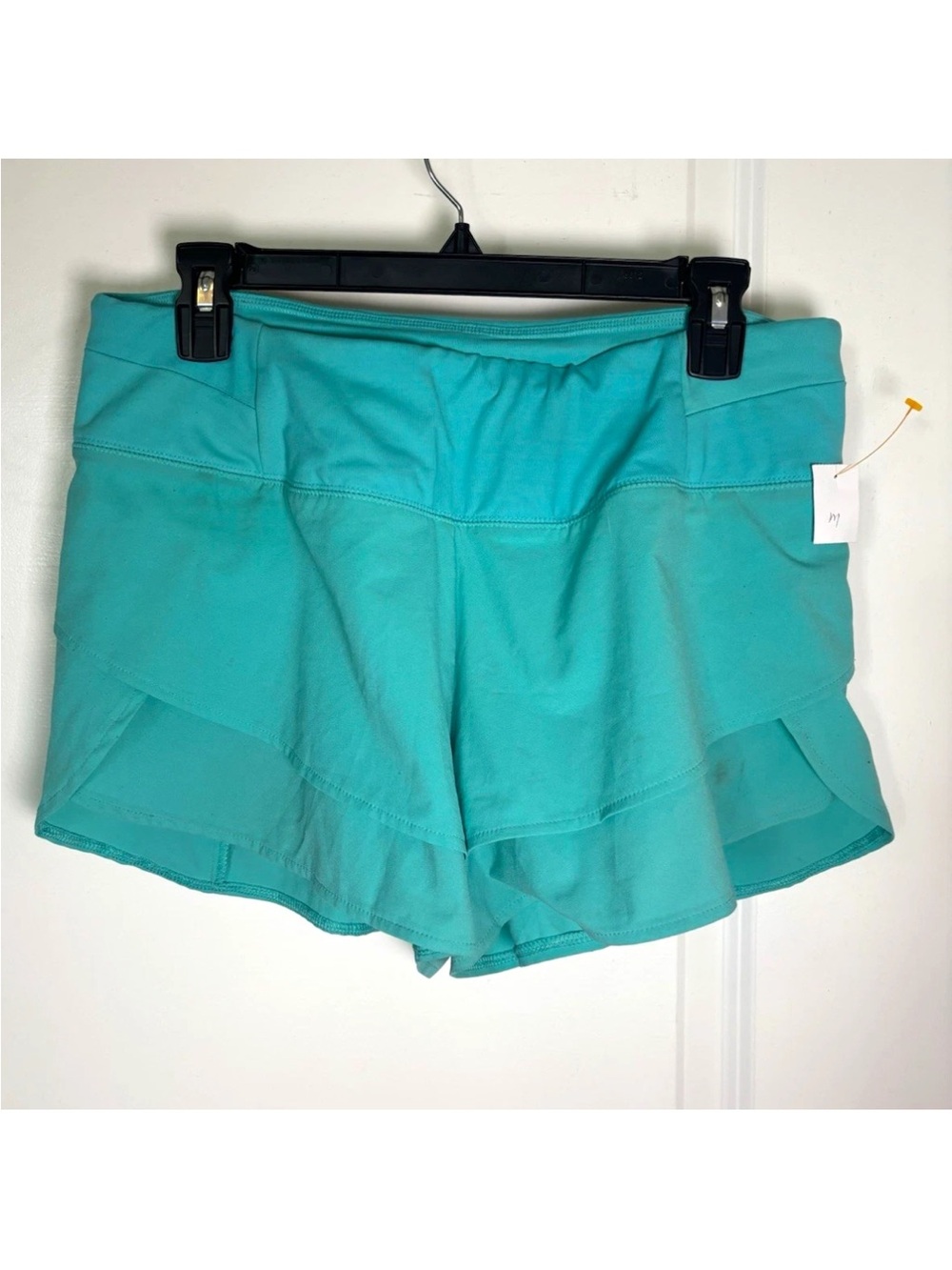 CALIA by Carrie Underwood WOMEN'S Teal Athletic Knit Shorts Lined Size M